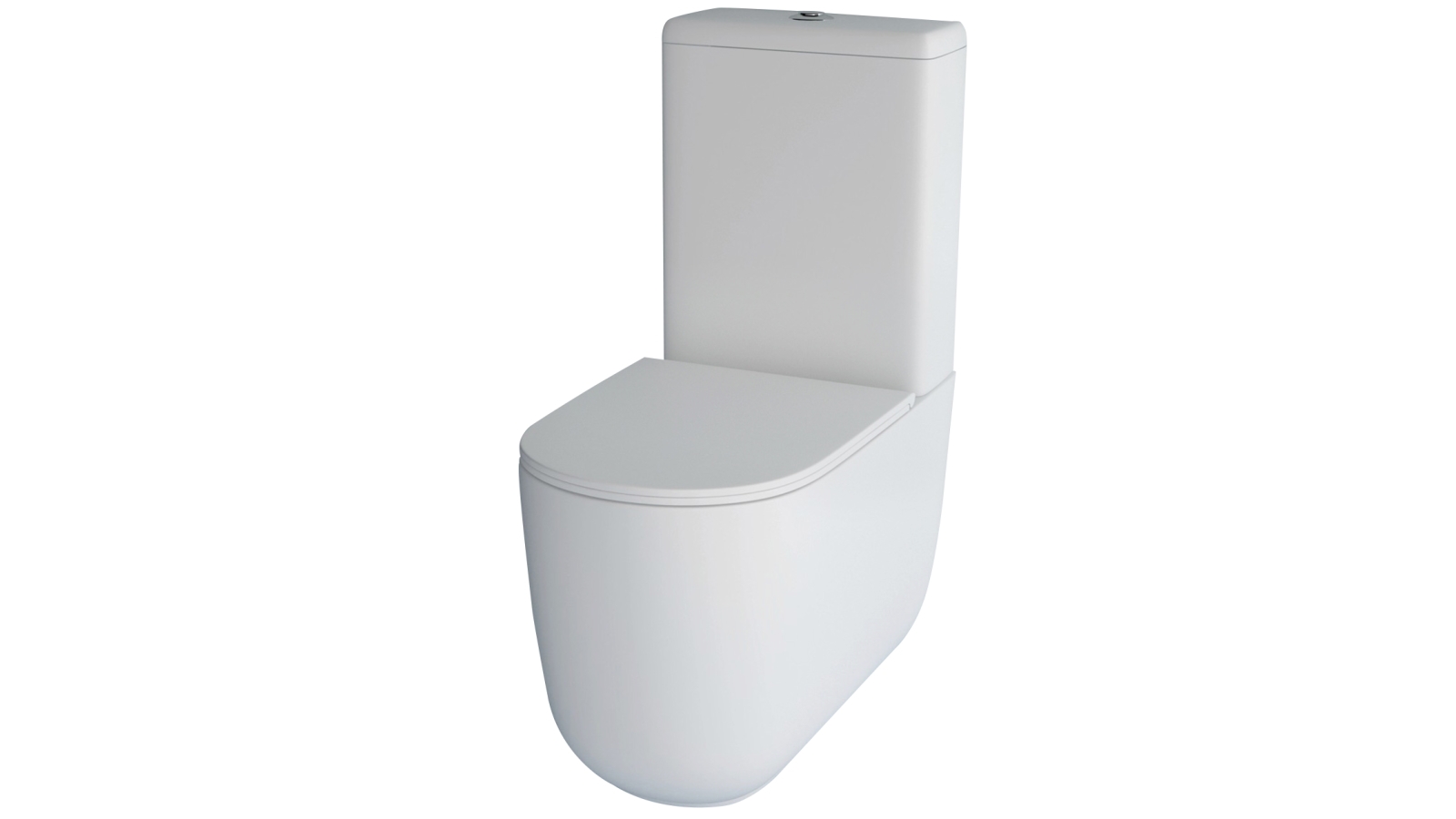 Studio Bagno Milady Back to Wall Toilet Suite - Matte White