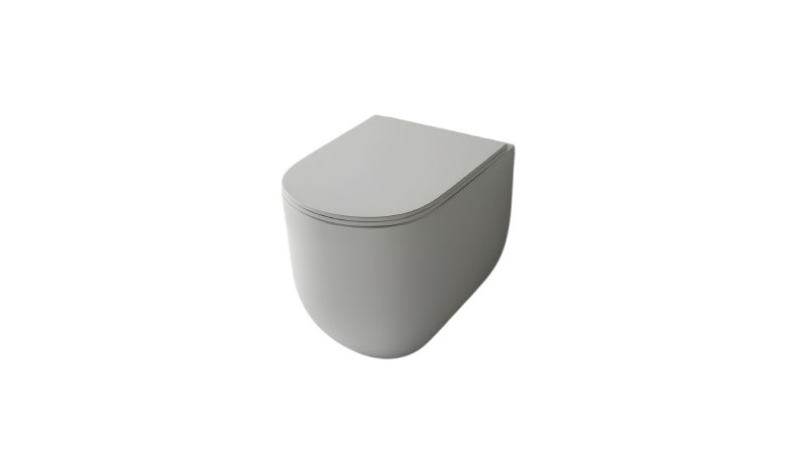 Studio Bagno Milady Wall Faced Package with Oli 74 Pneumatic Cistern - Gloss White 
