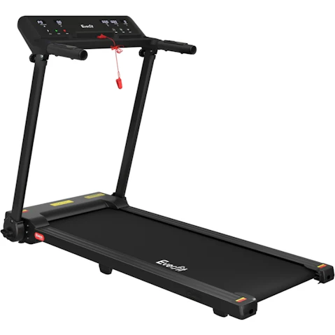 Everfit Treadmill 45cm Knob Foldable Electric Home Gym Fitness - Black