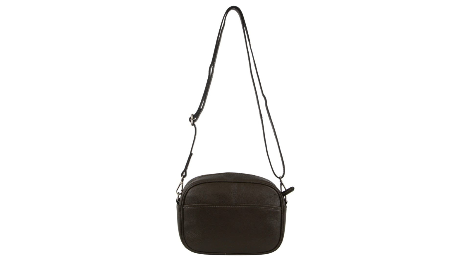 Milleni 25 x 8 x 20cm Ladies Nappa Leather Cross-Body Bag/Clutch - Grape Leaf