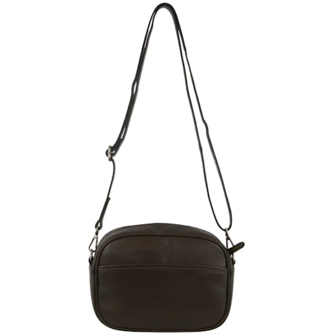 Milleni 25 x 8 x 20cm Ladies Nappa Leather Cross-Body Bag/Clutch - Grape Leaf