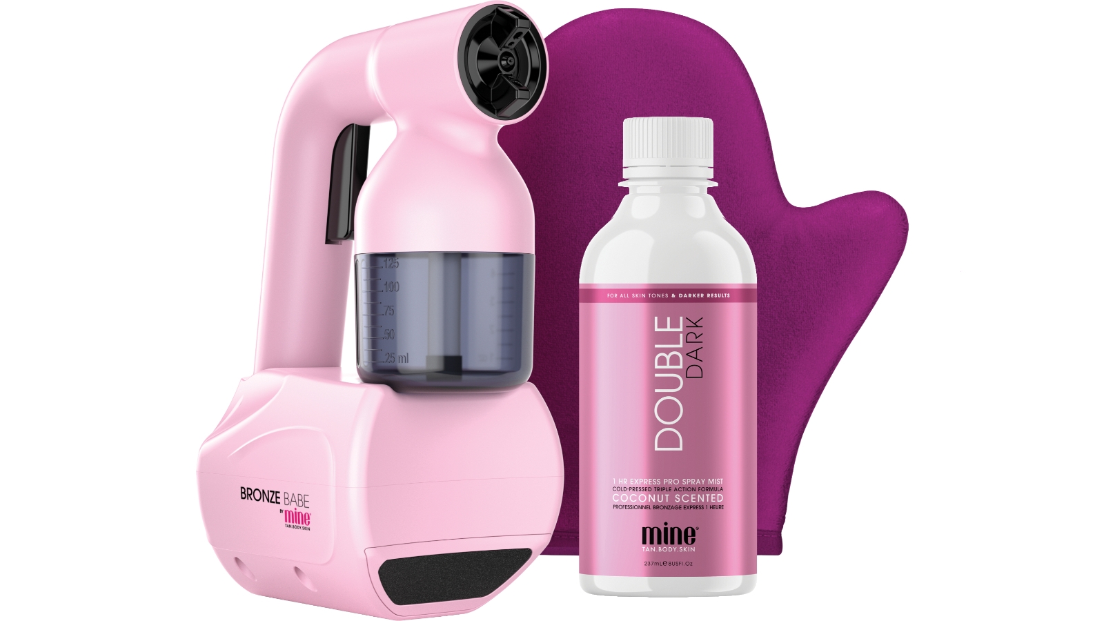Minetan Bronze Babe Home Spray Tan Kit - Pink