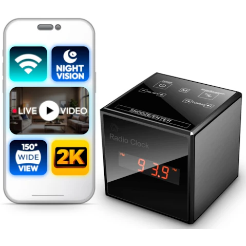 Vimel Nanny Spy WiFi Wireless Hidden Camera Bluetooth Speaker