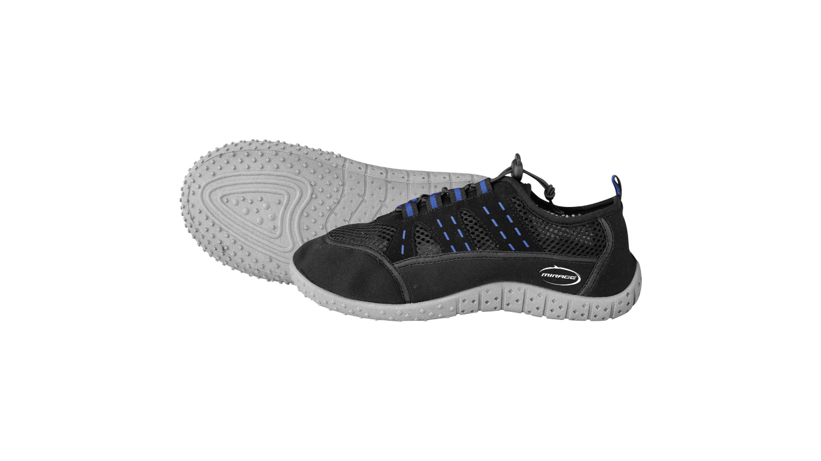 Mirage Bermuda Adult Aqua Shoe with Traction Sole and Quick Draining Mesh - US 5-6