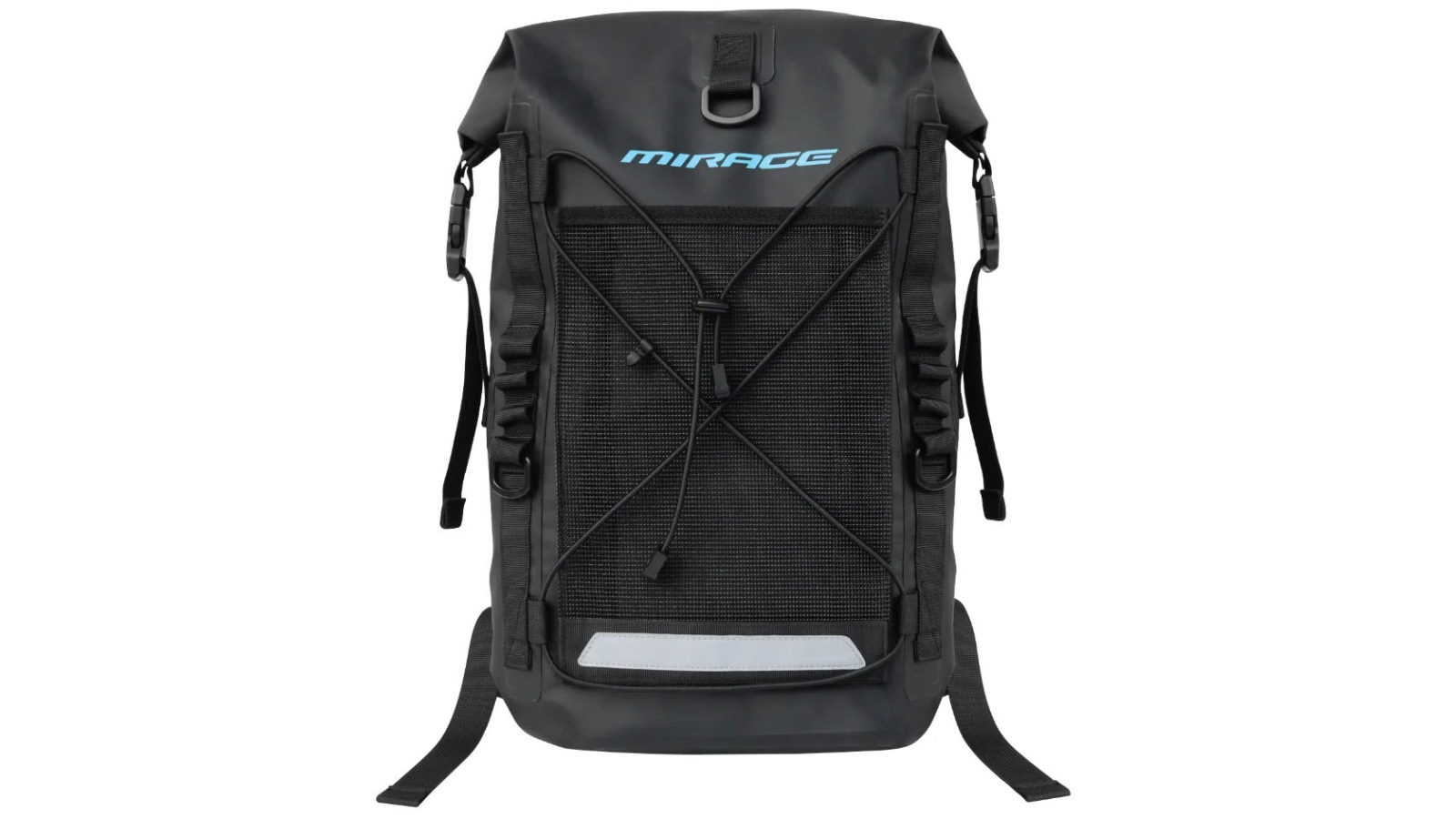 Mirage Deluxe 35-litre Roll-Top PVC Dry Bag Backpack - Black