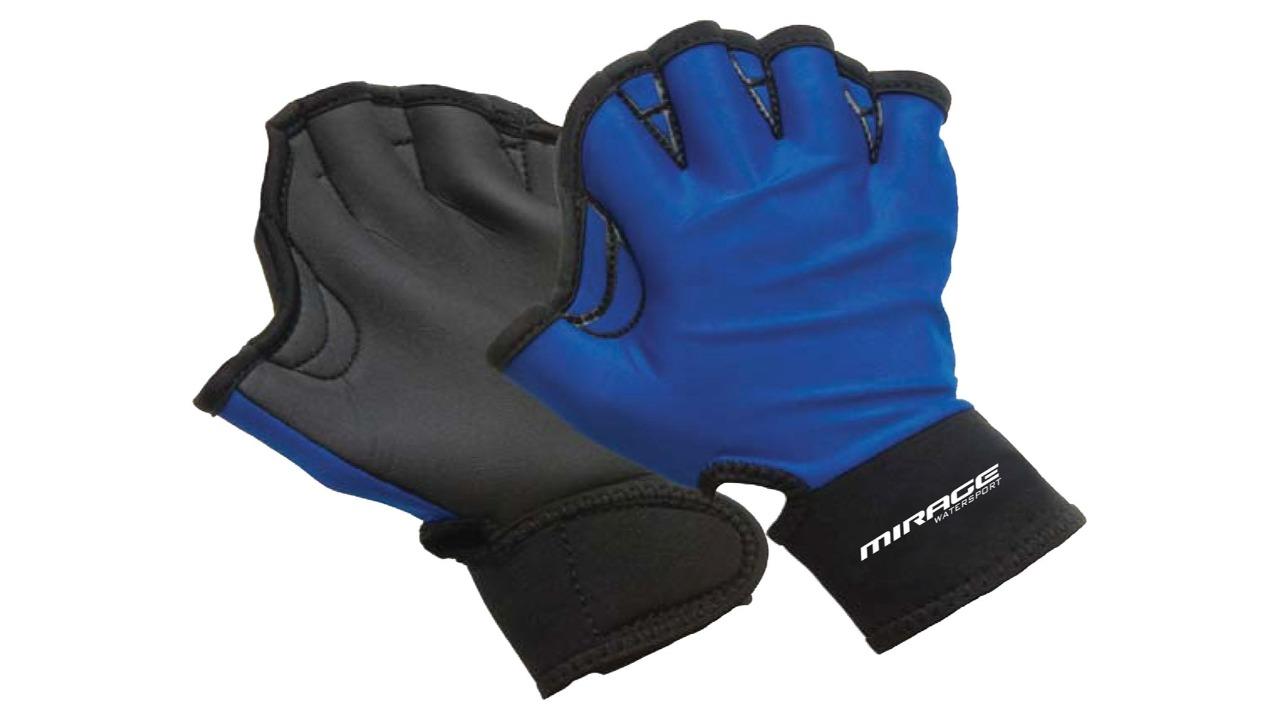 Mirage Webbed Swim Training Gloves - Large