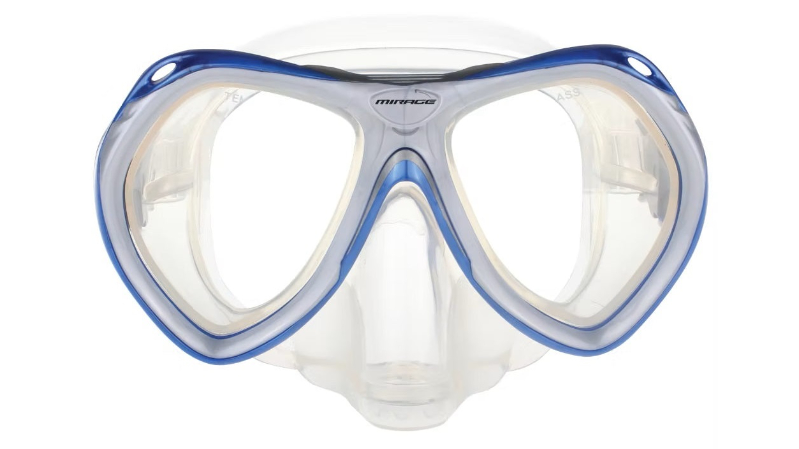 Mirage Blue Crystal Kids Gold Series Silicone Snorkelling Mask