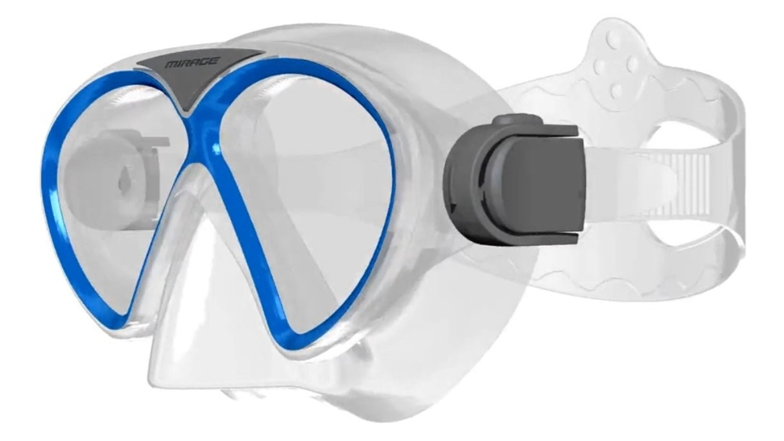 Mirage Blue Kids Comet Silitex Swimming and Snorkelling Mask