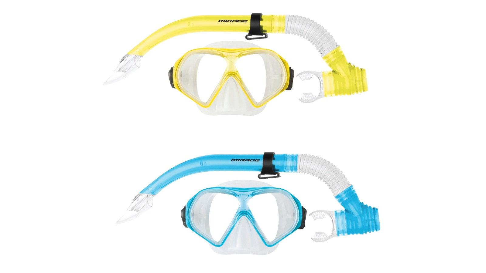 Mirage Tropic Adult Silitex Snorkel and Mask Set