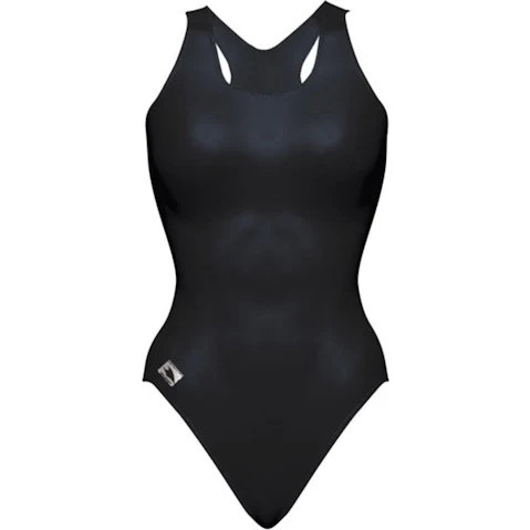 Mirage Black One-Piece Womens Bather - Size 8