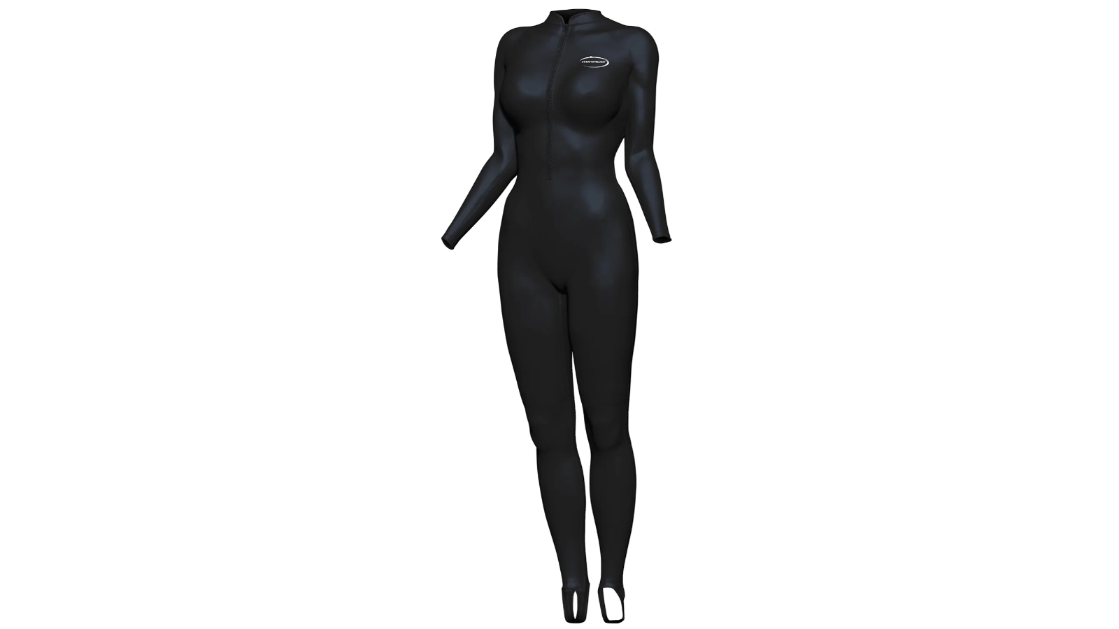 Mirage Black Hoodless Unisex Adult Rash Vest/Stinger Suit - Medium
