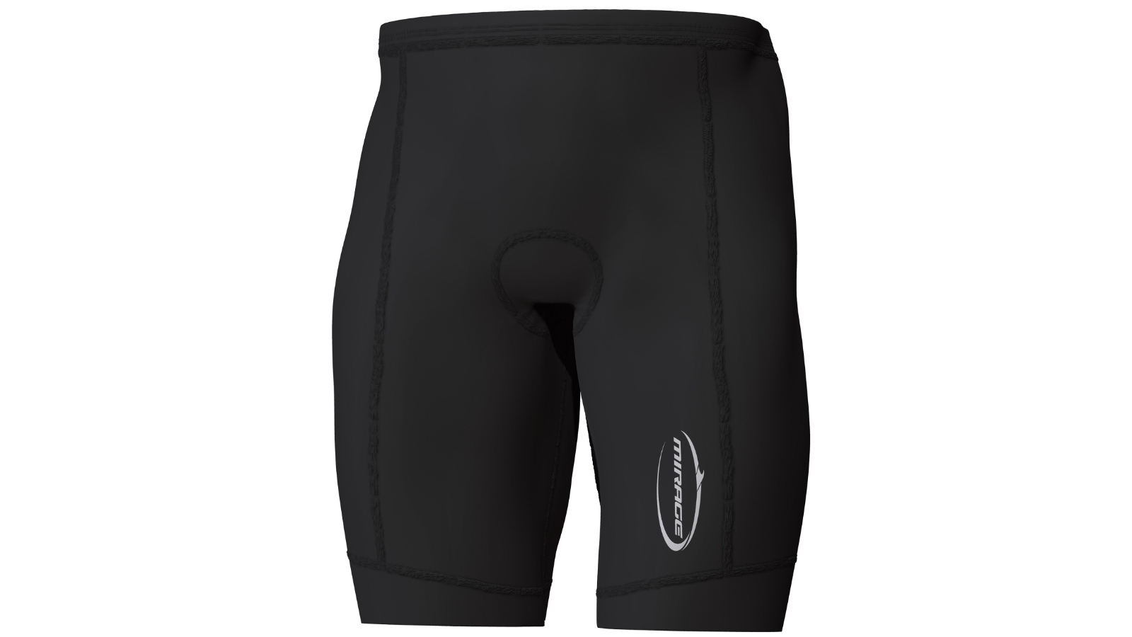 Mirage Black Super Stretch Neoprene Mens Wetsuit Shorts - X-Small