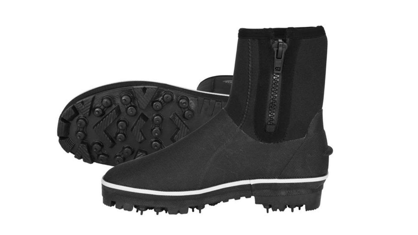 Mirage Premium Rockhopper Boots with Rubber Coated Steel Spikes and Storage Bag - US 13