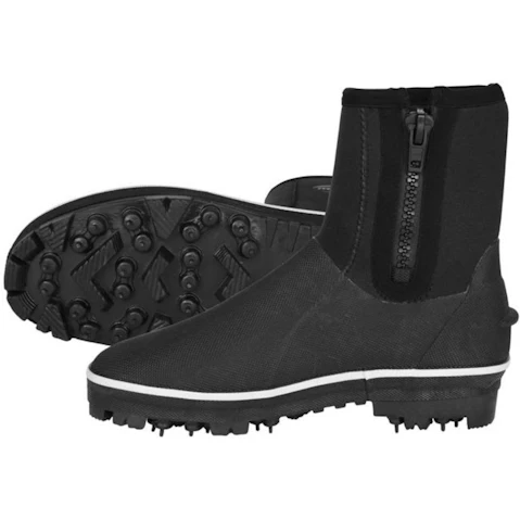 Mirage Premium Rockhopper Boots with Rubber Coated Steel Spikes and Storage Bag - US 13