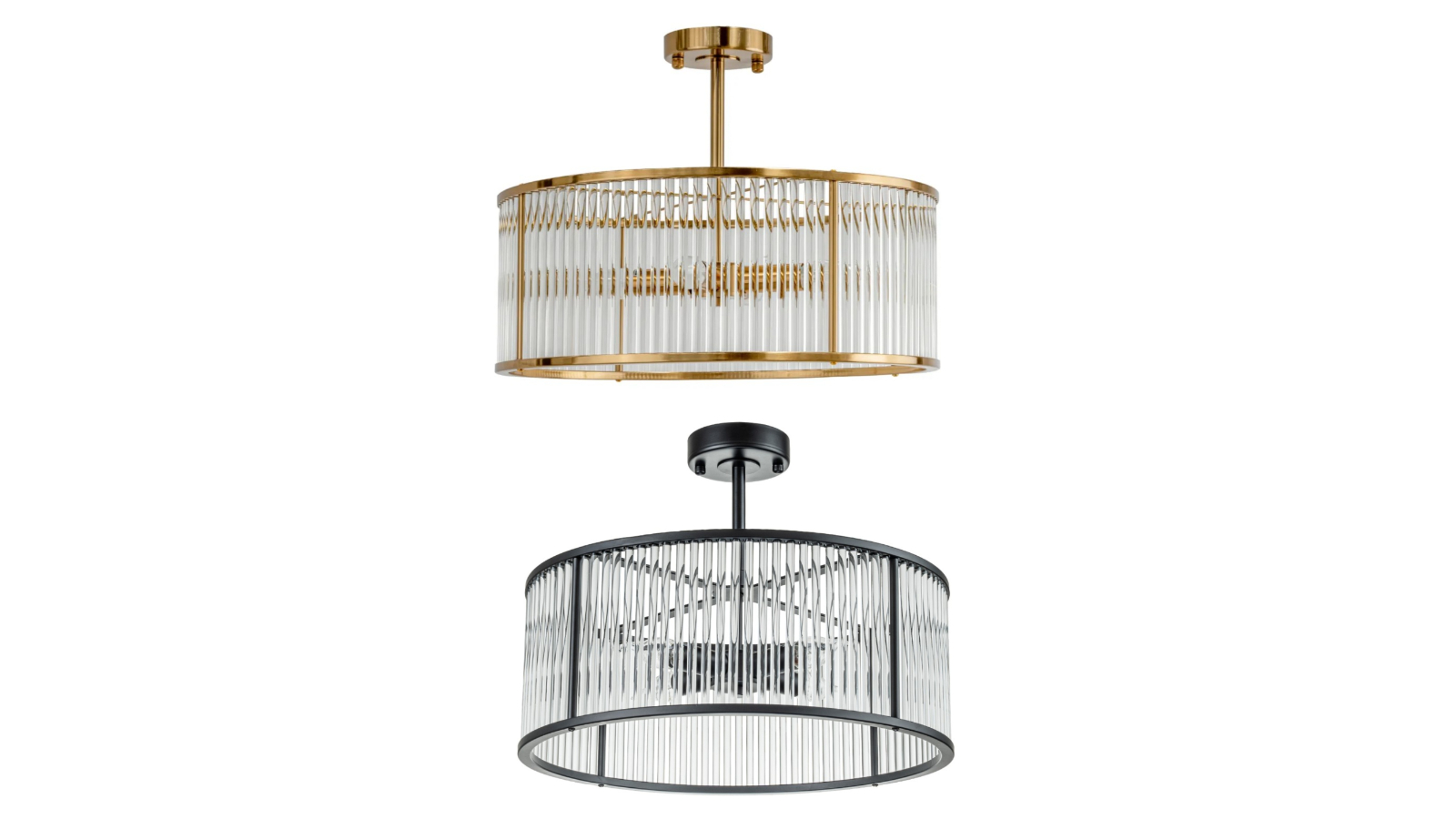Cafe Lighting and Living Farrah Flush Mount