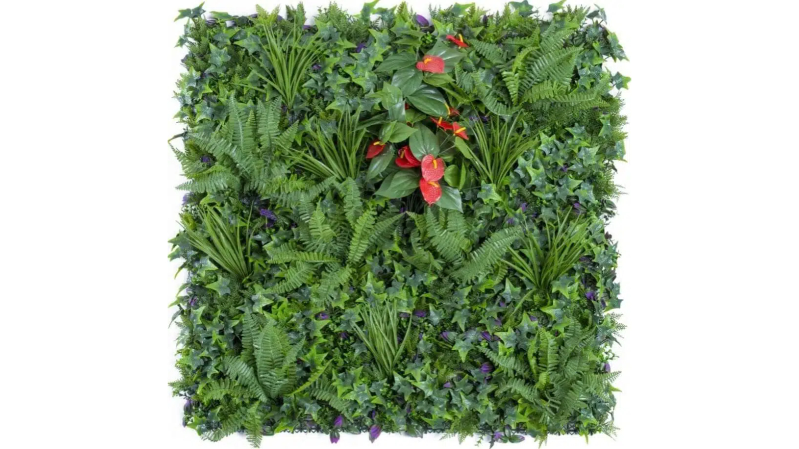 Designer Plants UV Resistant Red Anthurium Jungle Vertical Garden