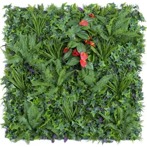 Designer Plants UV Resistant Red Anthurium Jungle Vertical Garden