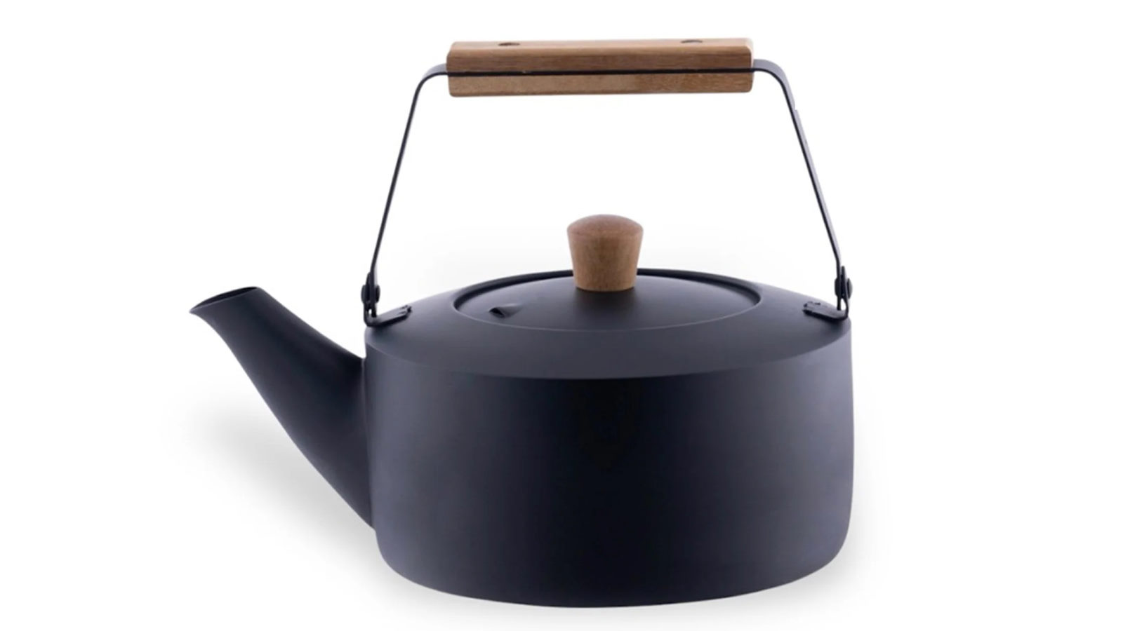 Miyaco 1L Small Stainless Stovetop Kettle - Matte Black | Harvey Norman
