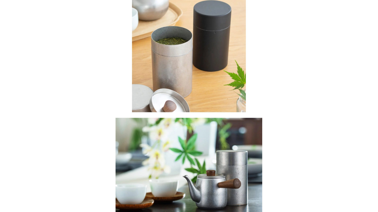 Miyaco Stainless Tea Coffee Canister Caddy - Matte Black | Harvey