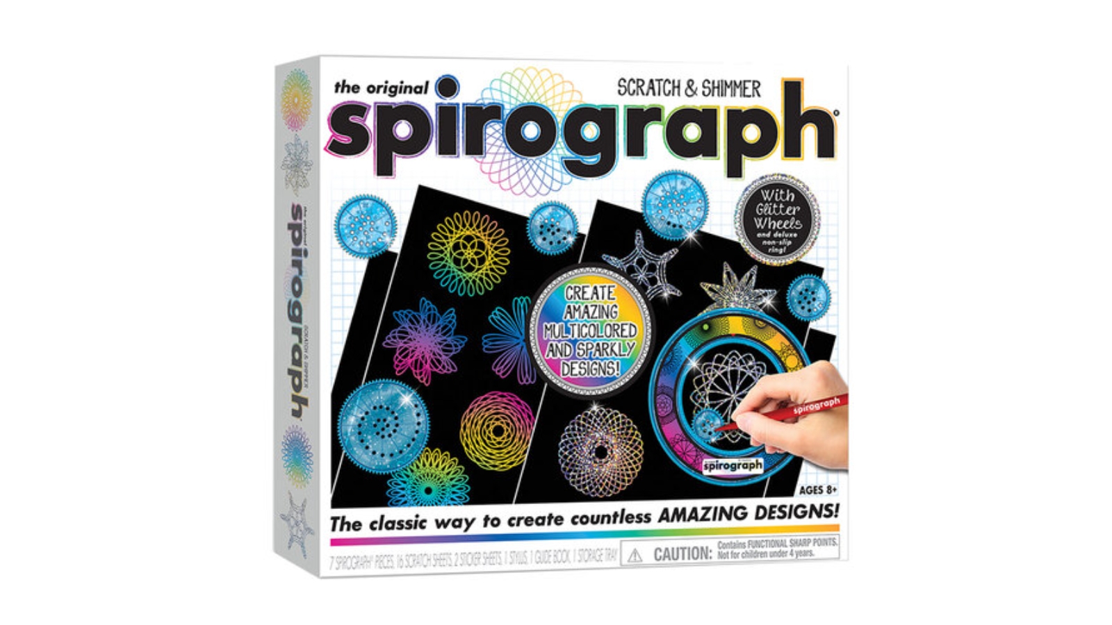 Spirograph Scratch and Shimmer