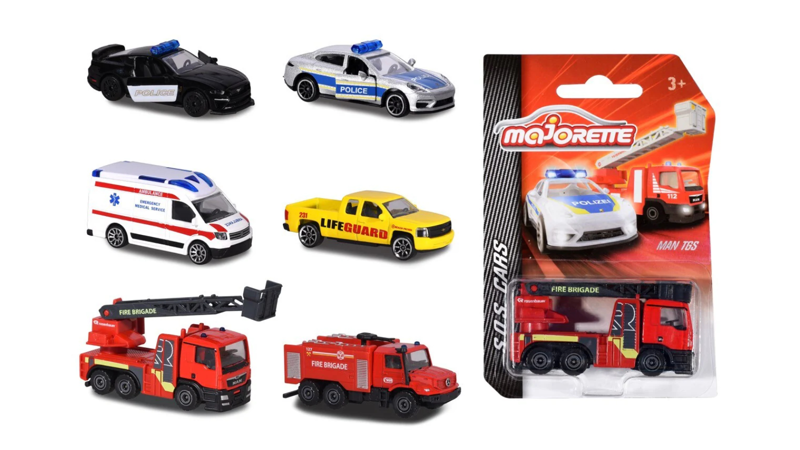 Majorette Assorted S.O.S International Series Toy Car