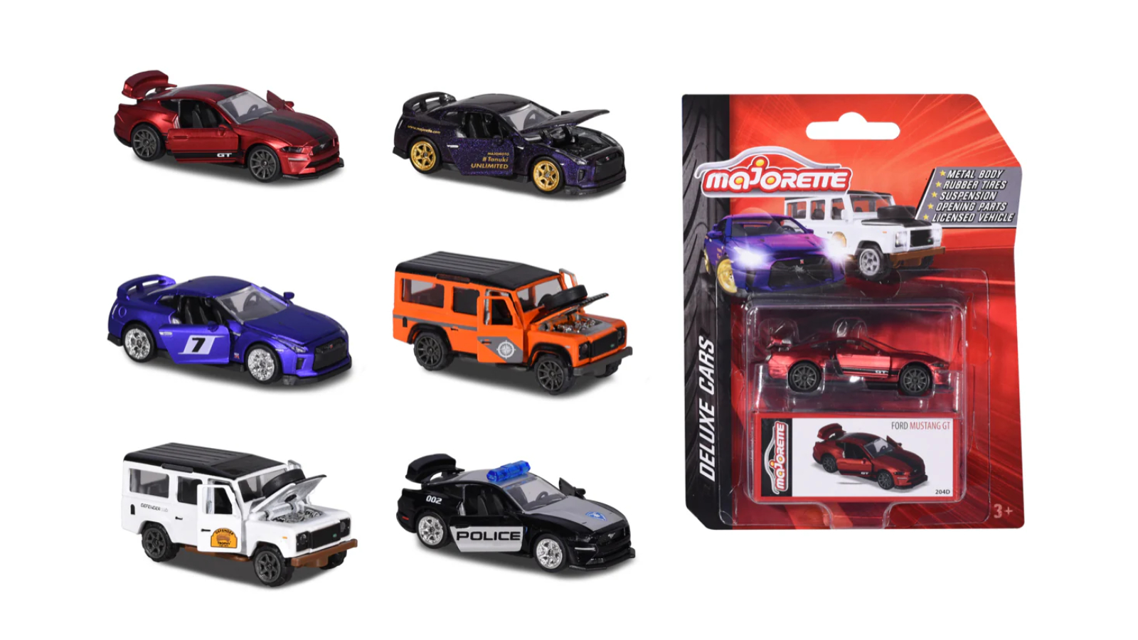 Majorette Assorted Deluxe Series Toy Car