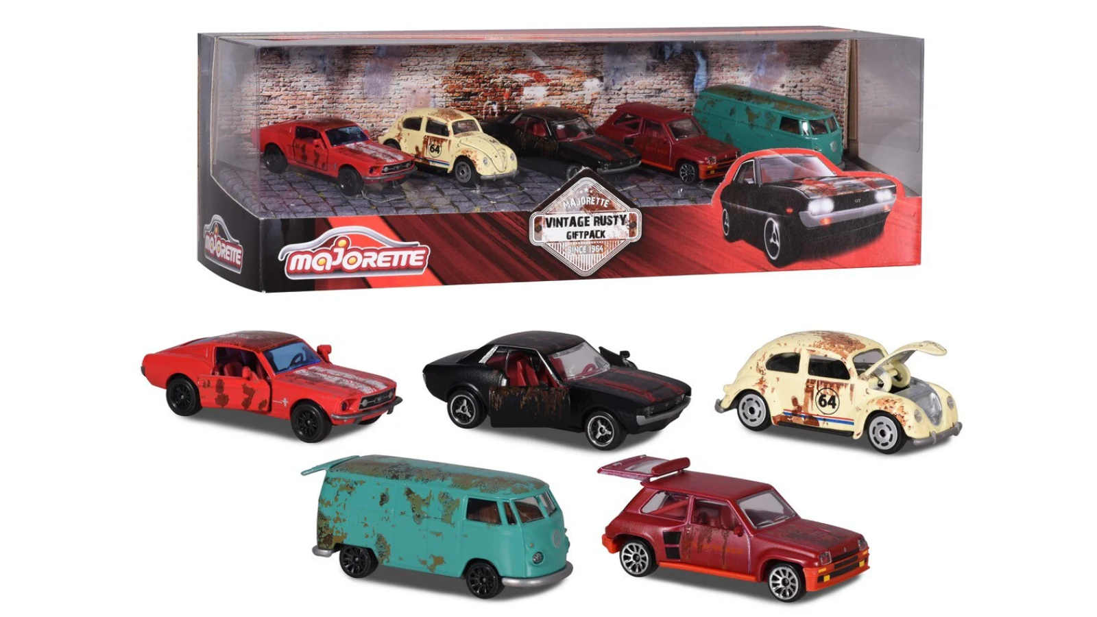 Majorette Vintage Rusty Toy Car Gift Pack