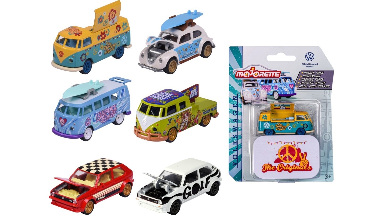 Majorette Volkswagen The Originals Deluxe Car - Assorted
