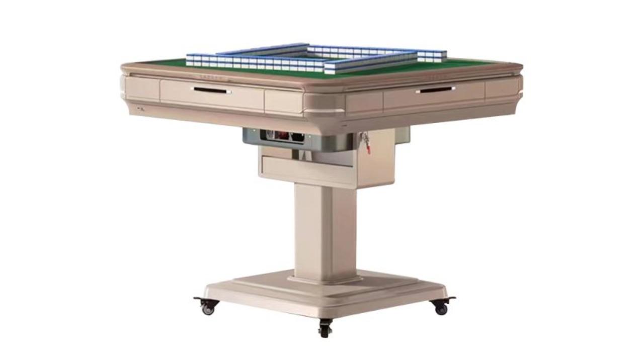 TopOne Sports Set of 2 Chinese Style 4.2cm Mahjong/Dining Table - Champagne