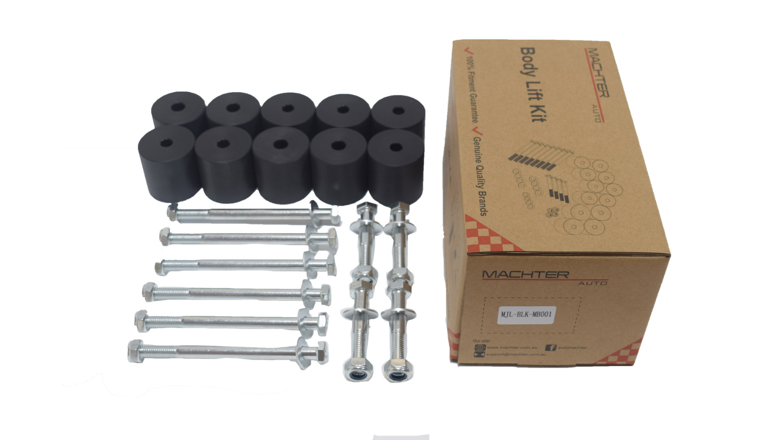 Machter Autoparts Pty Ltd 2inch Body Lift Kit Fit for ML MN Triton Dual Cab 2006-2014