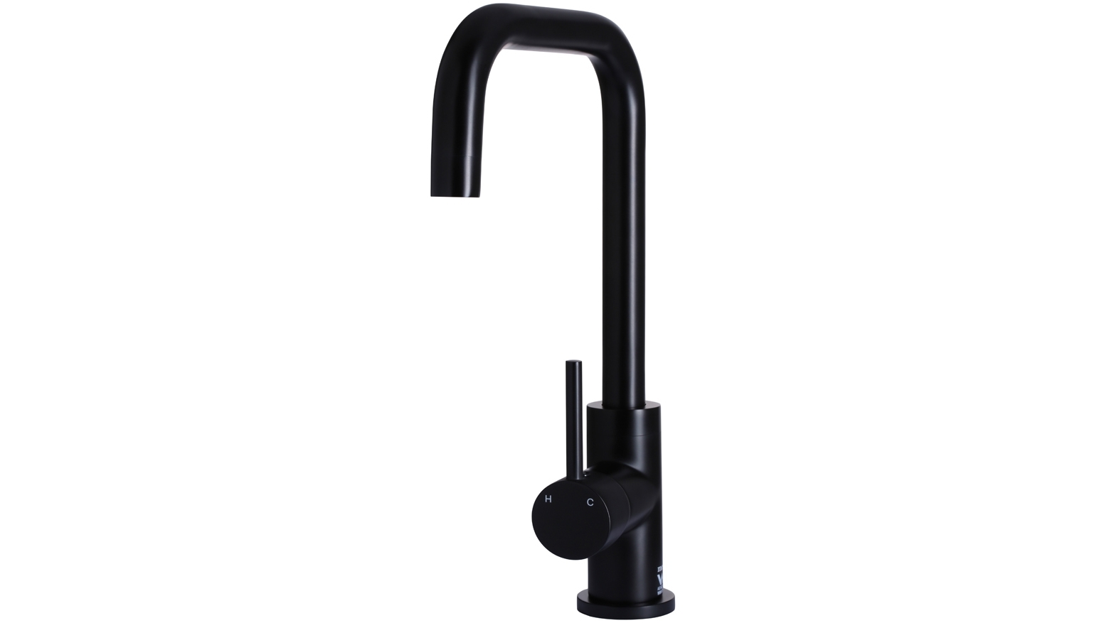 Meir Round Kitchen Mixer Tap Matte Black Harvey Norman