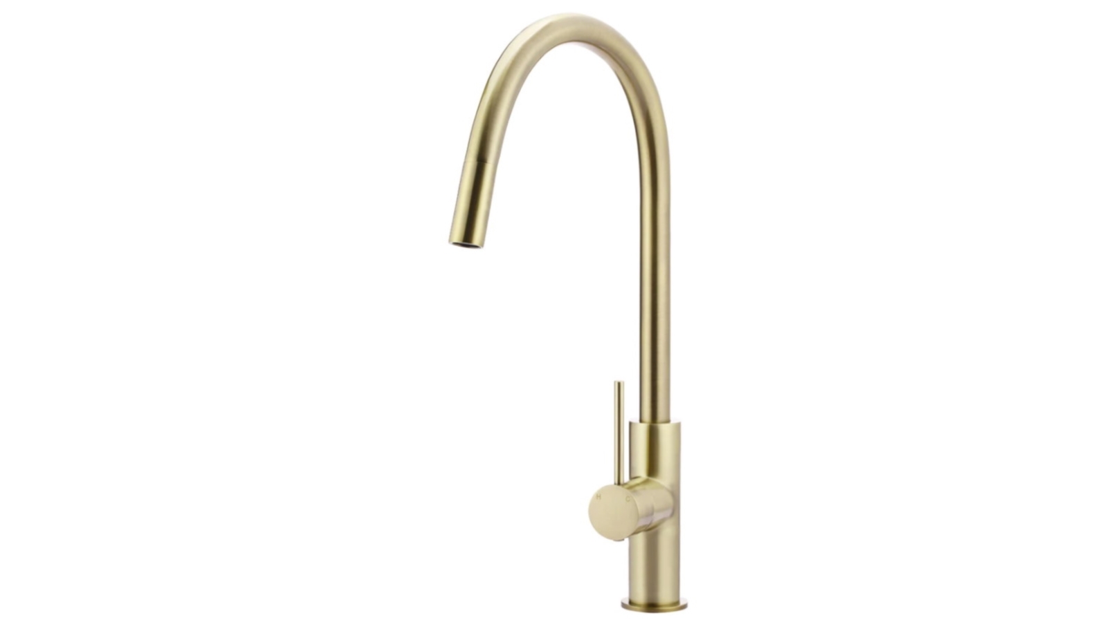 Meir Round Piccola Pull Out Kitchen Mixer - Tiger Bronze