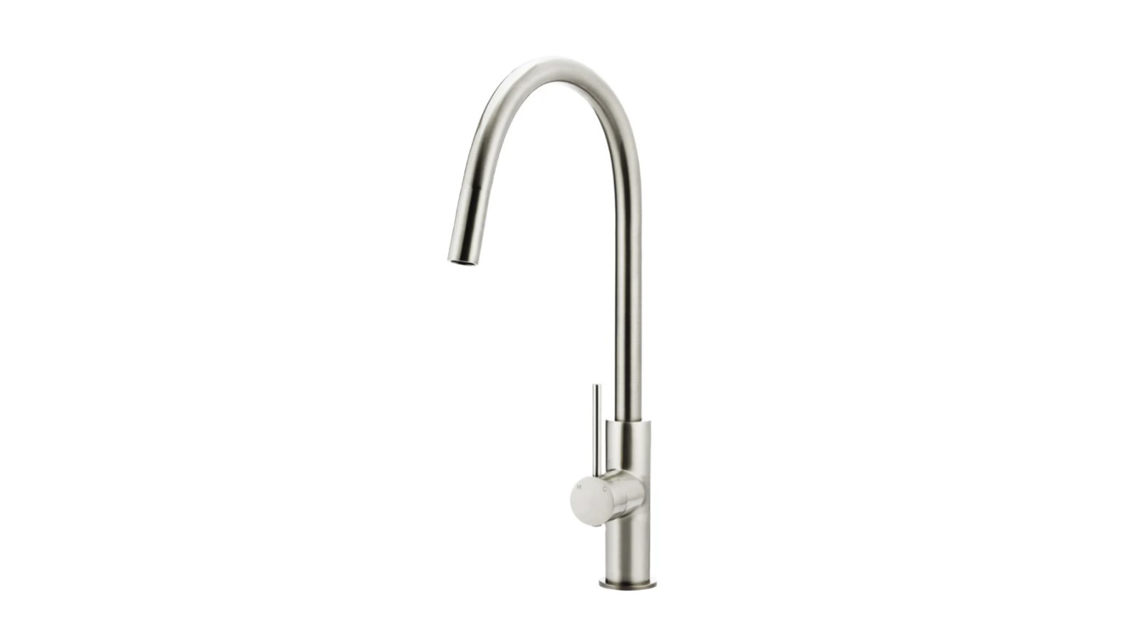 Meir Piccola Round Pull Out Kitchen Mixer Tap - Brushed Nickel