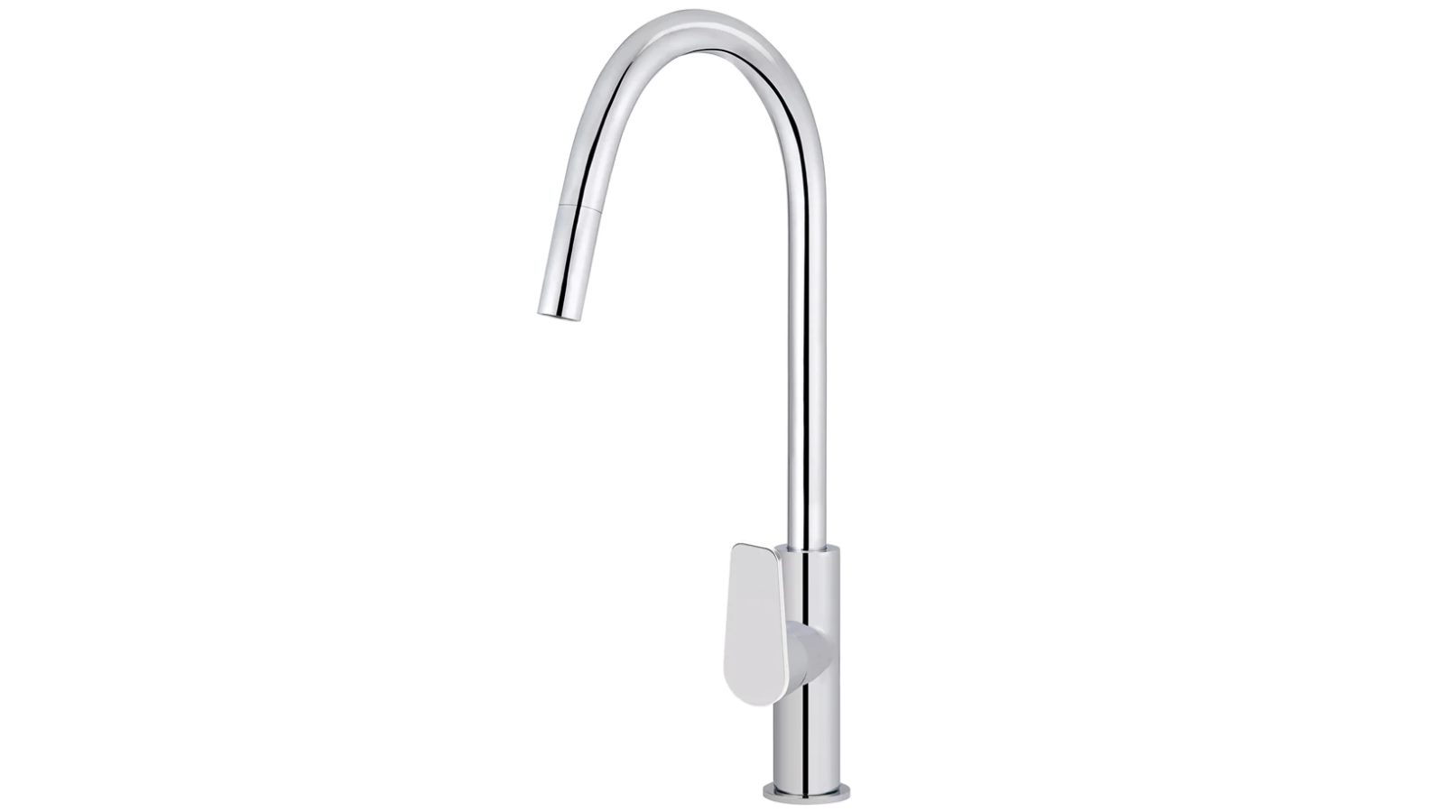Meir Paddle Round Piccola Pull Out Kitchen Mixer Tap Chrome Harvey Norman