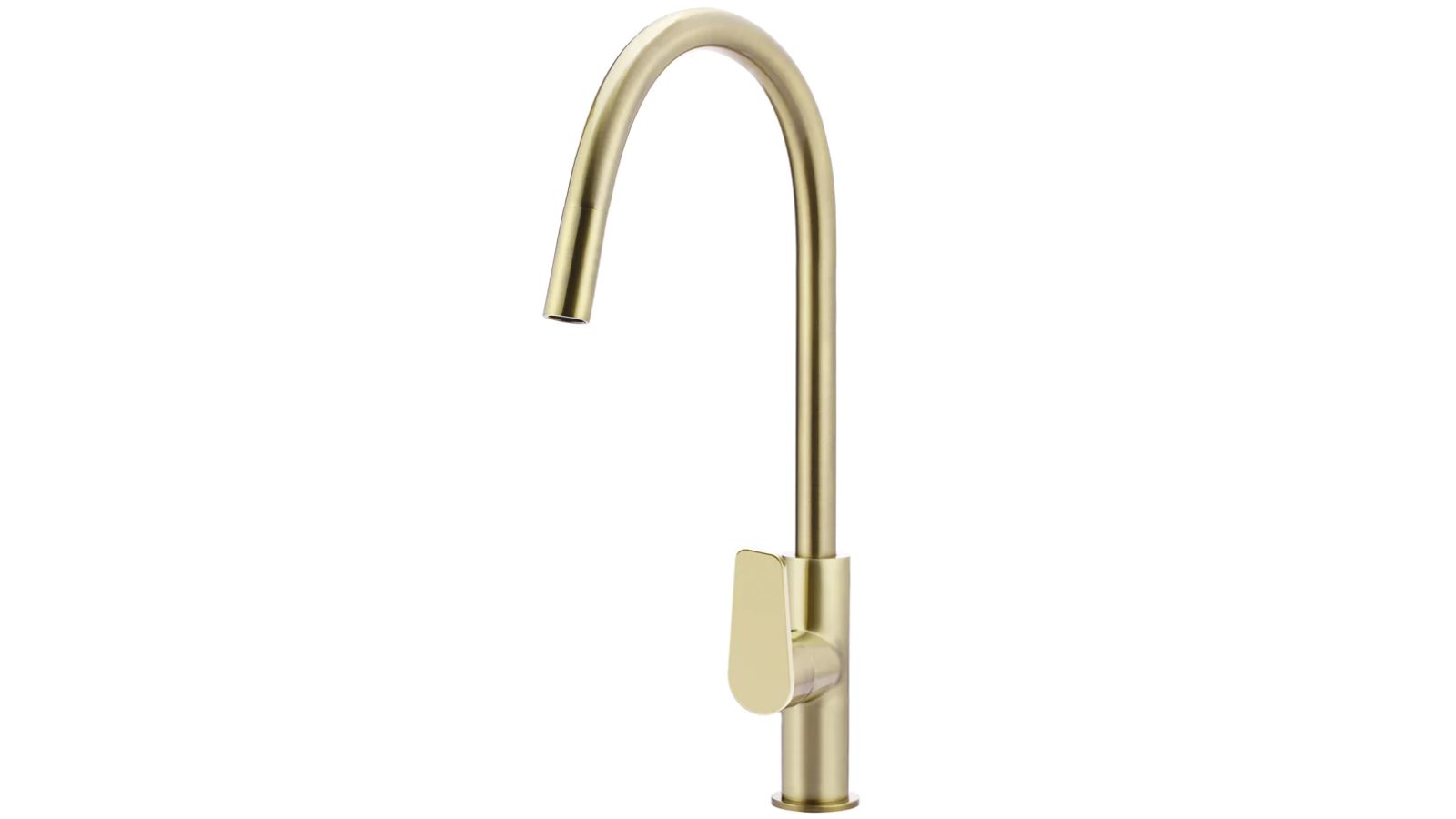 Meir Paddle Round Piccola Pull Out Kitchen Mixer Tap - Tiger Bronze