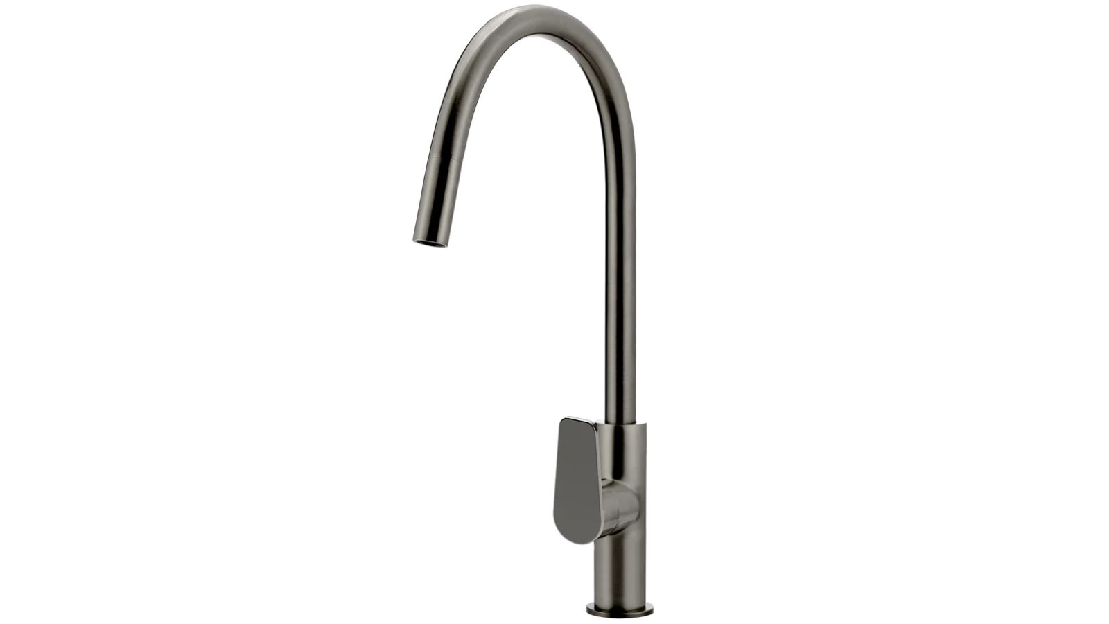 Meir Paddle Round Piccola Pull Out Kitchen Mixer Tap - Shadow