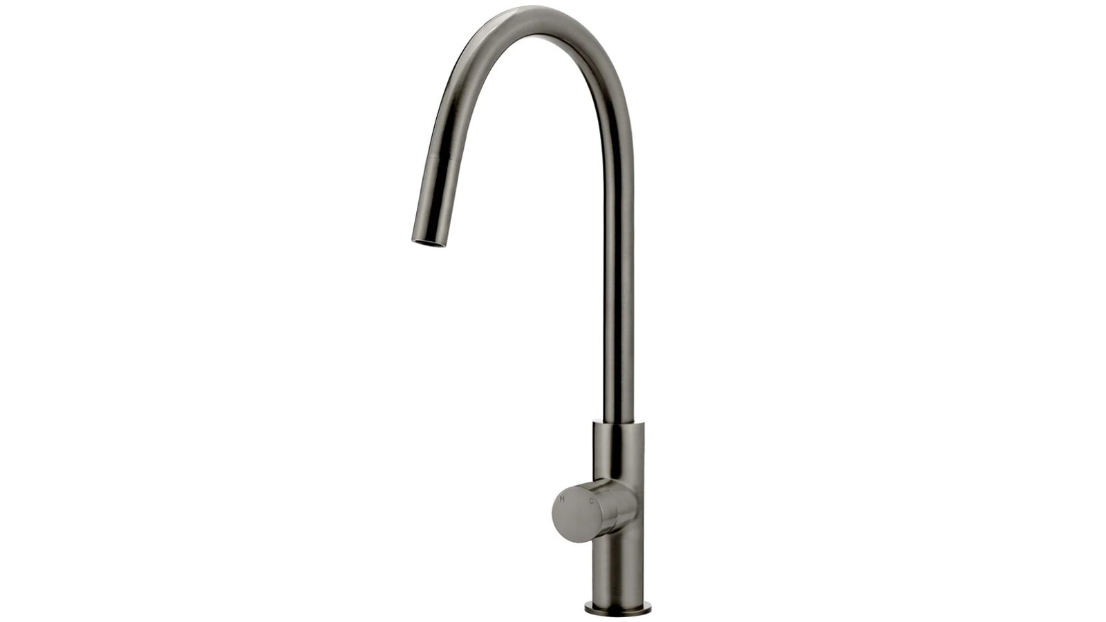 Meir Round Pinless Piccola Pull Out Kitchen Mixer Tap - Shadow