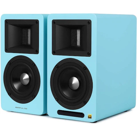 Airpulse A80 Wireless Active Bookshelf Speaker - Blue