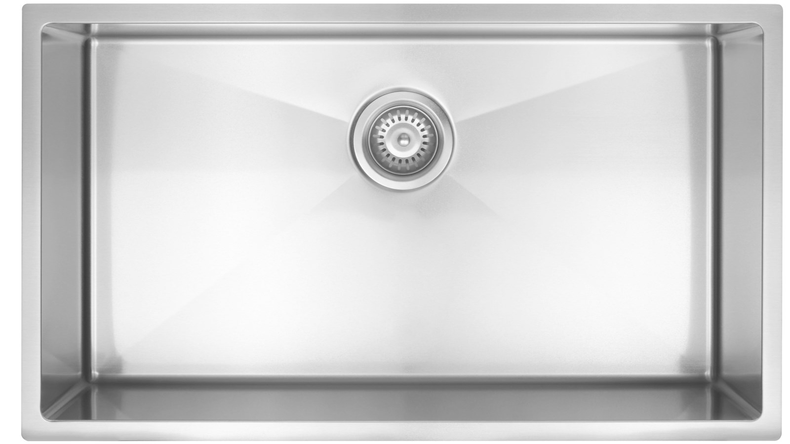 Meir 760x440mm Single Bowl Kitchen Sink PVD Brushed Nickel Harvey