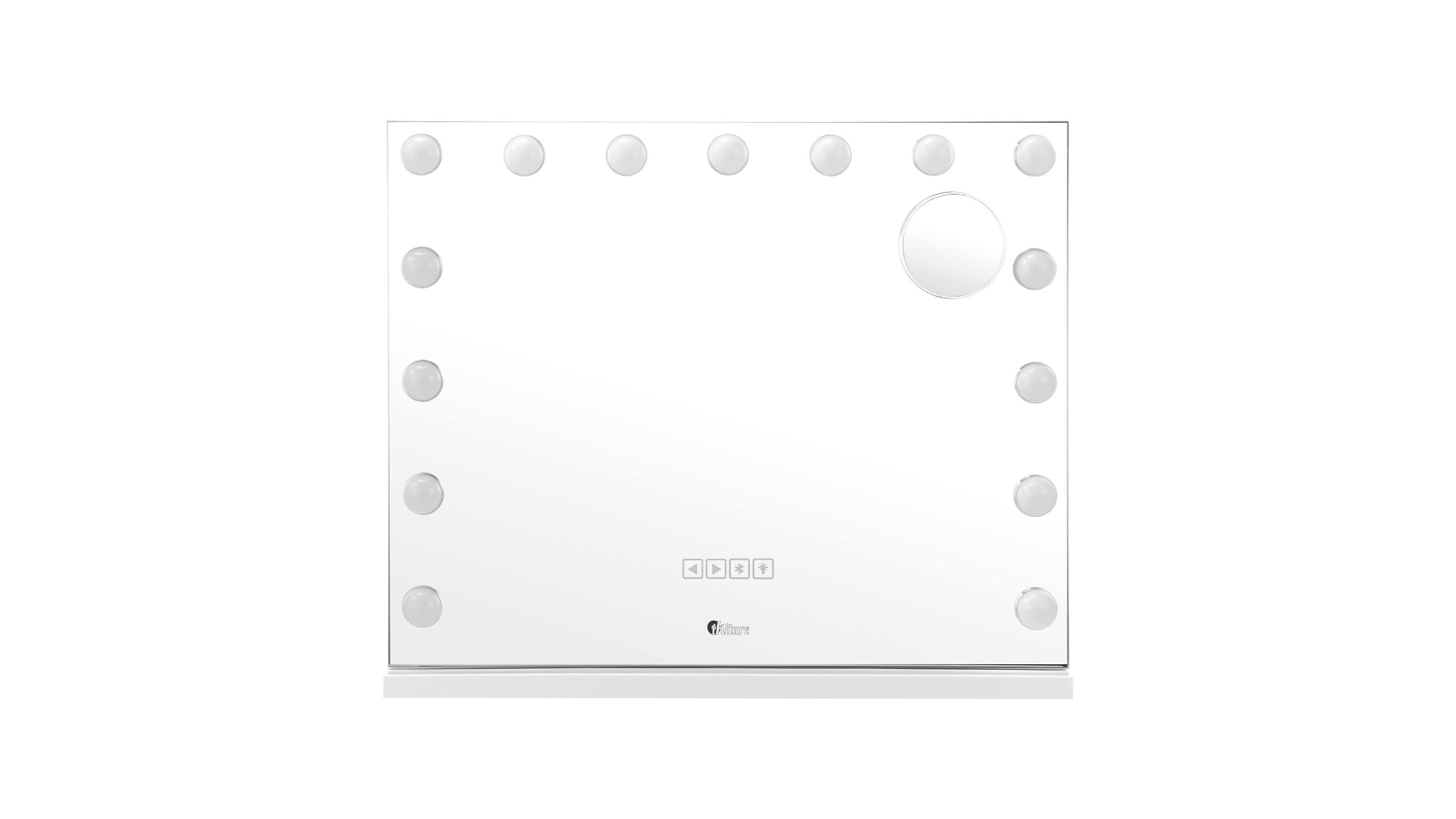 Oikiture Bluetooth Hollywood Makeup Mirror with LED Light