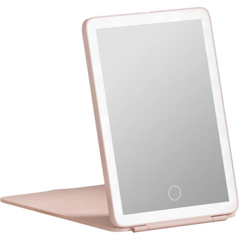 Embellir Compact Makeup Mirror with Beauty LED Light - Pink