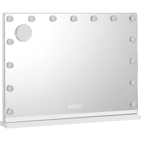 Embellir Light Wall Bluetooth Makeup Vanity Mirror with LED - 80 x 58cm