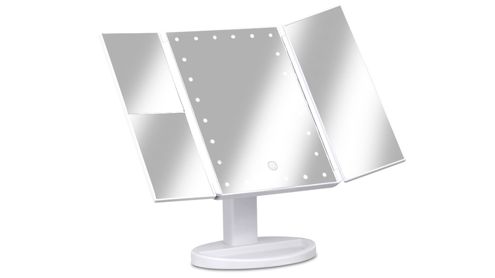 Embellir Tri-fold Makeup Mirror 1X2X3X Magnifying Portable