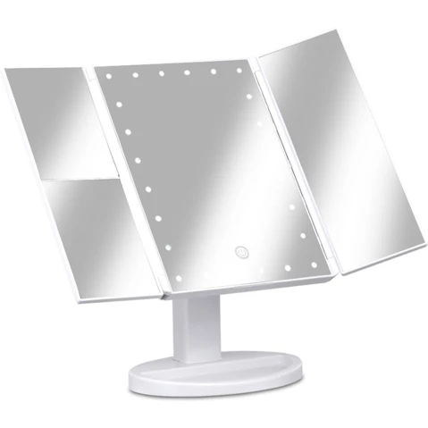 Embellir Tri-fold Makeup Mirror 1X2X3X Magnifying Portable