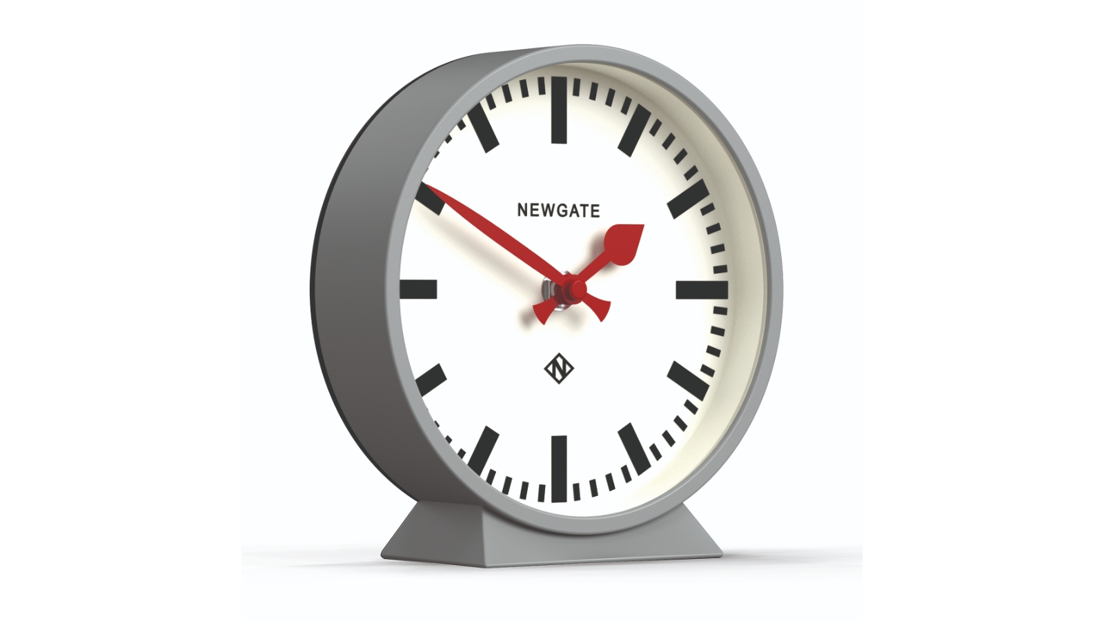 Newgate Railway Mantel Clock - Posh Grey