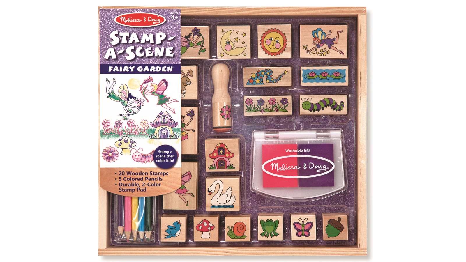 Melissa and Doug Stamp A Scene Fairy Garden Harvey Norman