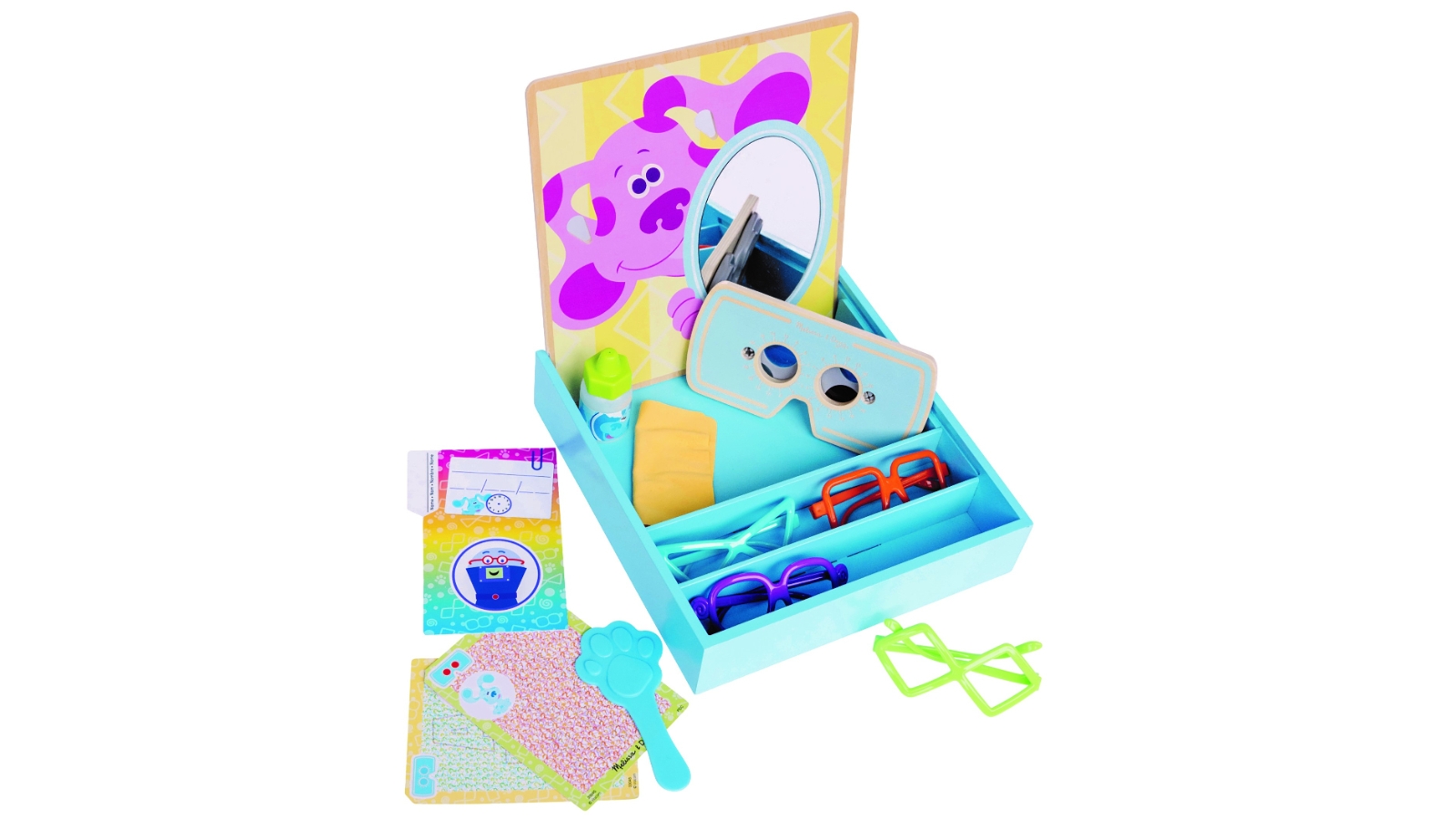 Melissa Doug Wooden Eye Doctor Play Set Harvey Norman