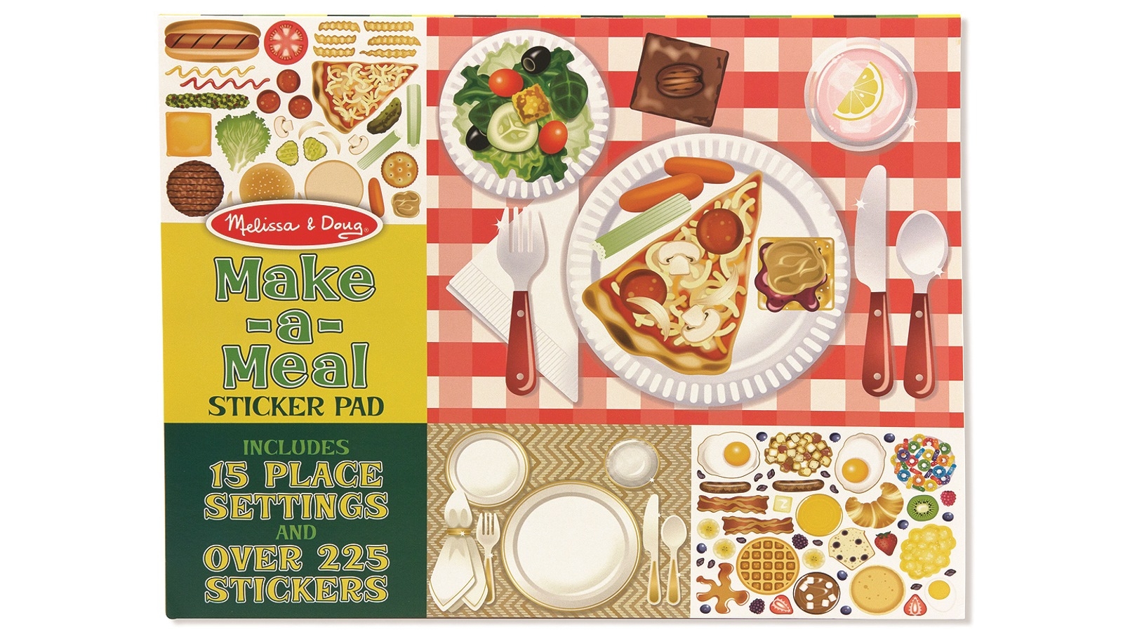 Melissa Doug Sticker Collection Make A Meal Harvey Norman