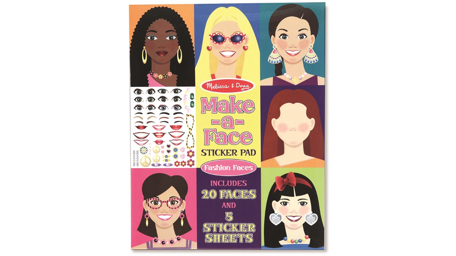 Melissa and Doug Make-A-Face - Fashion Faces