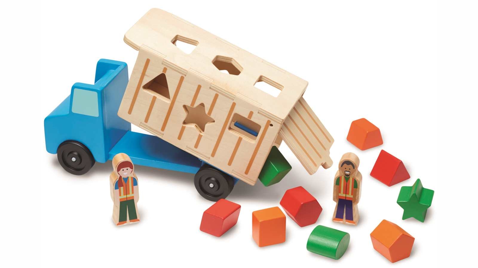 Melissa and Doug Dump Truck ShapeSorting Harvey Norman